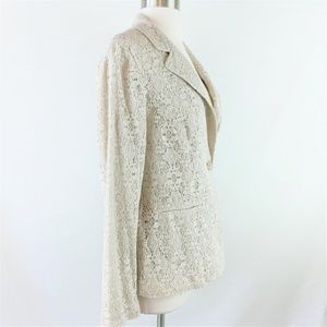 NWT Chico's Crochet Blazer 1 (US M/8)
